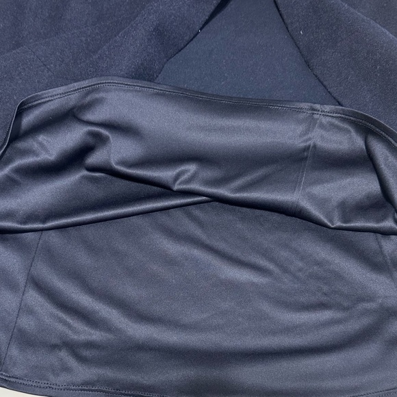 NWOT Uniqlo Women’s Navy Blue A Line Flare Wool Blend Fully Line Skirt Small - Picture 6 of 7